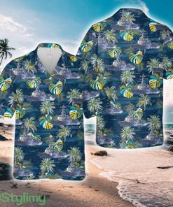 US Navy USS Mustin (DDG-89) Arleigh Burke-class Destroyer Hawaiian Shirt Unique Gift Product Photo 1