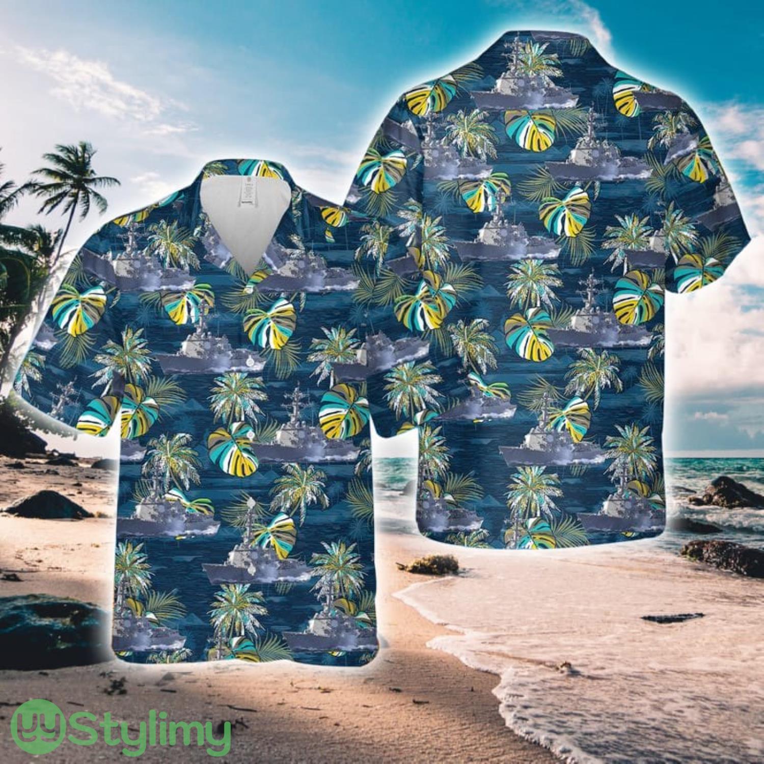 US Navy USS Mustin (DDG-89) Arleigh Burke-class Destroyer Hawaiian Shirt Unique Gift 1 US Navy USS Mustin (DDG-89) Arleigh Burke-class Destroyer Hawaiian Shirt Unique Gift Product Photo 1