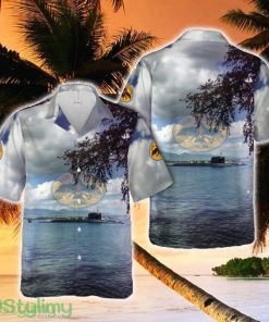 US Navy USS Sam Houston (SSBN-609) Hawaiian Shirt - US Navy USS Sam Houston (SSBN-609) Hawaiian Shirt
