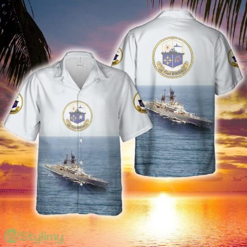 US Navy USS Worden (DLGCG-18) Leahy-class cruiser Hawaiian Shirt