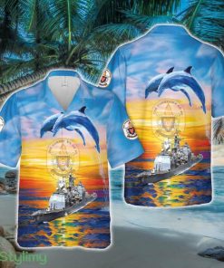 US Navy USS Yorktown (DDG-48CG-48) Ticonderoga-class cruiser Hawaiian Shirt - US Navy USS Yorktown (DDG-48CG-48) Ticonderoga-class cruiser Hawaiian Shirt