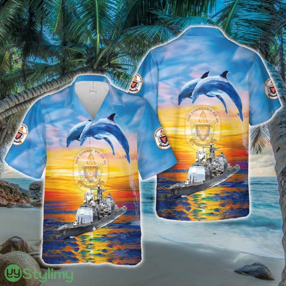 US Navy USS Yorktown (DDG-48CG-48) Ticonderoga-class cruiser Hawaiian Shirt 1 US Navy USS Yorktown (DDG-48CG-48) Ticonderoga-class cruiser Hawaiian Shirt - US Navy USS Yorktown (DDG-48CG-48) Ticonderoga-class cruiser Hawaiian Shirt
