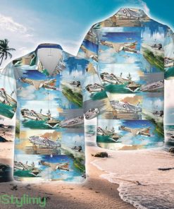 US Navy Vought F-8 Crusader Hawaiian Shirt Unique Gift Product Photo 1