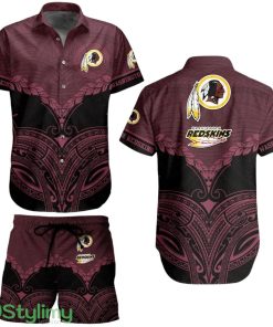 Washington Redskins Football NFL 3D All Printed Aloha Hawaiian Shirt Polynesian Pattern New Summer Gift For Men Women Fans Product Photo 1