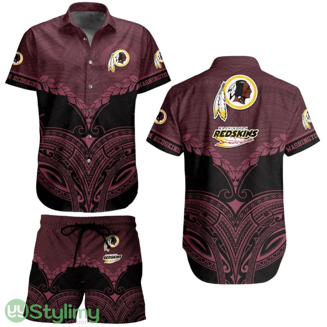 Washington Redskins Football NFL 3D All Printed Aloha Hawaiian Shirt Polynesian Pattern New Summer Gift For Men Women Fans 1 Washington Redskins Football NFL 3D All Printed Aloha Hawaiian Shirt Polynesian Pattern New Summer Gift For Men Women Fans Product Photo 1