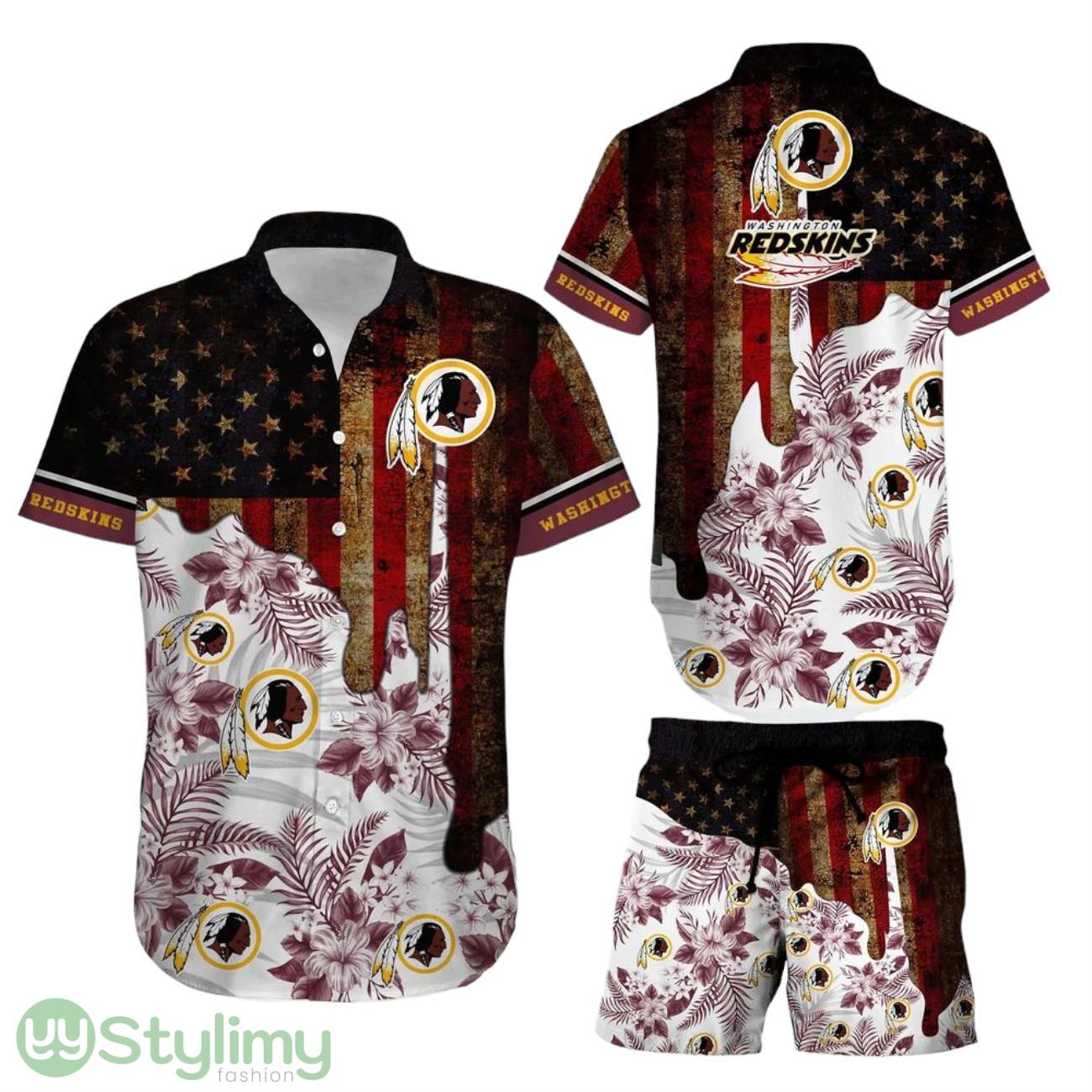Washington Redskins NFL 3D All Printed Aloha Hawaiian Shirt And Short Summer Vintage US Flag Best Gift For Men Women 1 Washington Redskins NFL 3D All Printed Aloha Hawaiian Shirt And Short Summer Vintage US Flag Best Gift For Men Women Product Photo 1