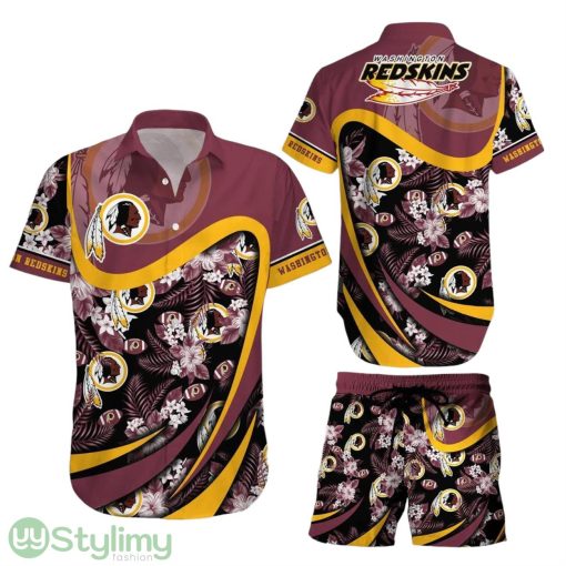 Washington Redskins NFL 3D All Printed Aloha Hawaiian Shirt And Short Tropical Pattern Beach Shirt New Gift For Sports Fans