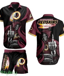Washington Redskins NFL Football Aloha 3D Hawaiian Shirt And Short Graphic Summer The Champion Gift For Men Women Product Photo 1
