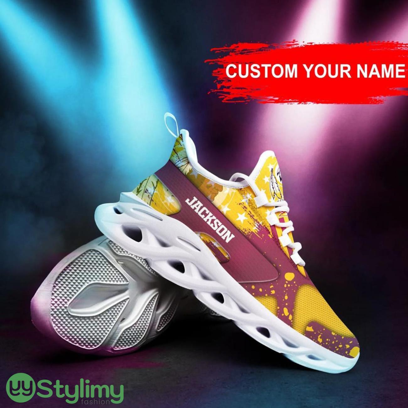 Washington Redskins NFL Logo Sport Team Max Soul Shoes Sneakers Clunky Shoes Custom Name Personalized Gifts 3 Washington Redskins NFL Logo Sport Team Max Soul Shoes Sneakers Clunky Shoes Custom Name Personalized Gifts Product Photo 3