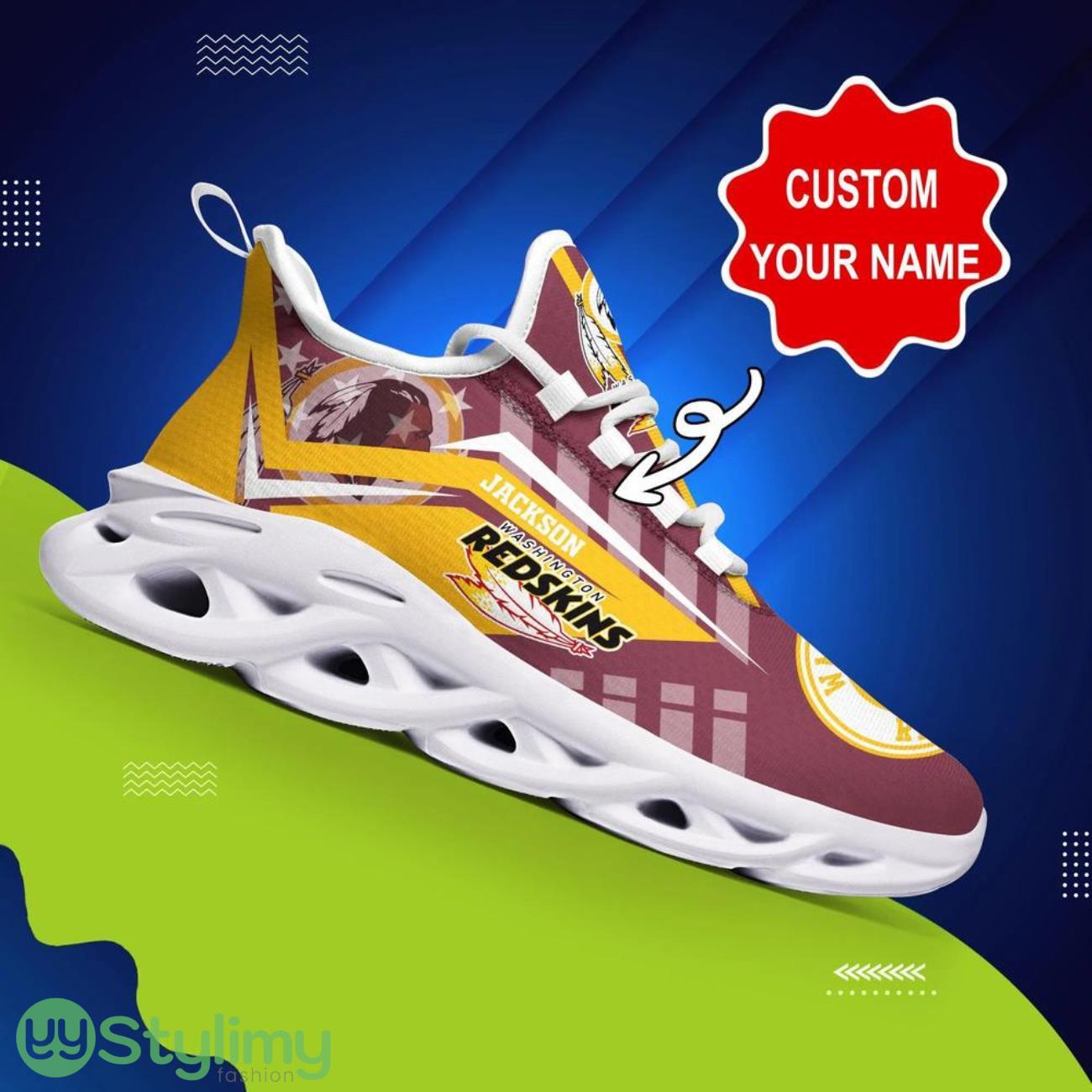 Washington Redskins NFL Max Soul Shoes Custom Name Sneakers Gifts NFL Fans Men Women Shoes 3 Washington Redskins NFL Max Soul Shoes Custom Name Sneakers Gifts NFL Fans Men Women Shoes Product Photo 3