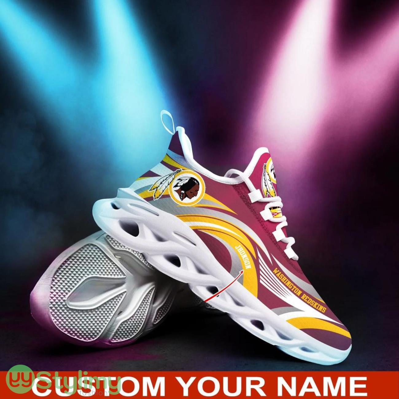 Washington Redskins NFL Max Soul Shoes Custom Name Sneakers Hot Trending Gifts NFL Big Fans 3 Washington Redskins NFL Max Soul Shoes Custom Name Sneakers Hot Trending Gifts NFL Big Fans Product Photo 3