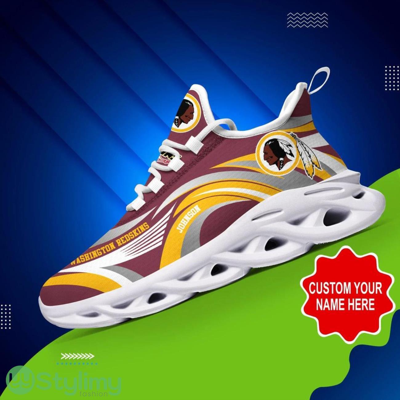 Washington Redskins NFL Max Soul Shoes Custom Name Sneakers Hot Trending Gifts NFL Big Fans 6 Washington Redskins NFL Max Soul Shoes Custom Name Sneakers Hot Trending Gifts NFL Big Fans Product Photo 1