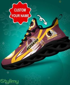 Washington Redskins NFL Max Soul Shoes Custom Name Sneakers Personalized Sneakers Gifts For Fans Product Photo 1