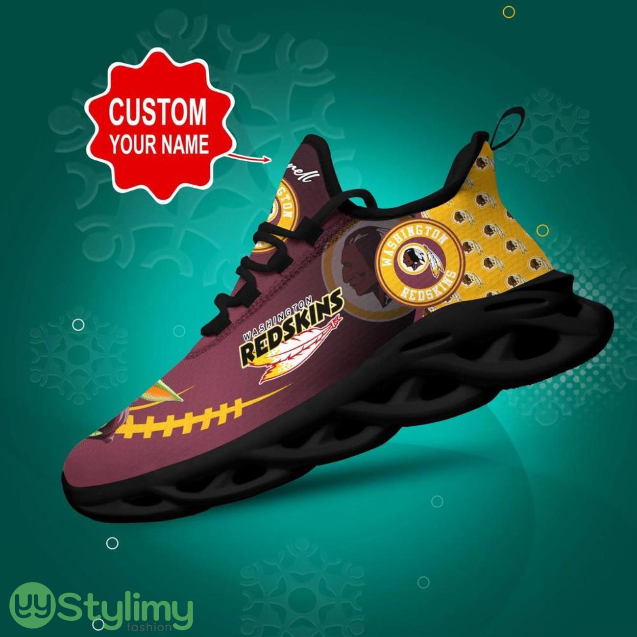 Washington Redskins NFL Max Soul Shoes Custom Name Yoda Lover Gift Running Sneakers 3 Washington Redskins NFL Max Soul Shoes Custom Name Yoda Lover Gift Running Sneakers Product Photo 3