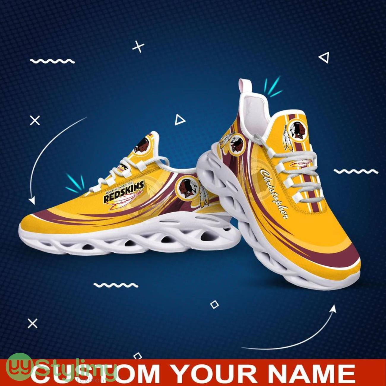 Washington Redskins NFL Max Soul Shoes Personalized Name Gifts Trending Running Shoes 2 Washington Redskins NFL Max Soul Shoes Personalized Name Gifts Trending Running Shoes Product Photo 2