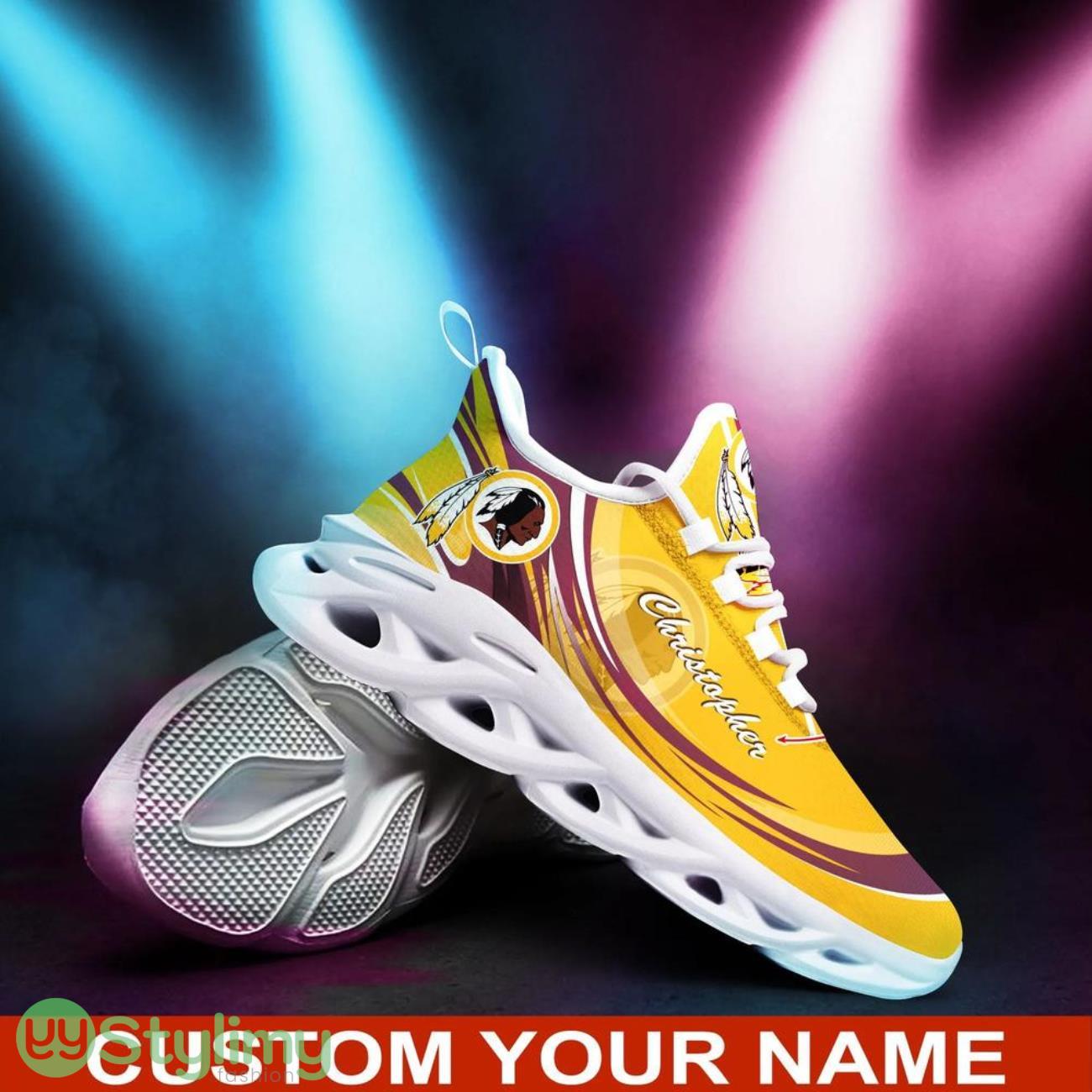 Washington Redskins NFL Max Soul Shoes Personalized Name Gifts Trending Running Shoes 3 Washington Redskins NFL Max Soul Shoes Personalized Name Gifts Trending Running Shoes Product Photo 3