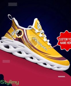 Washington Redskins NFL Max Soul Shoes Personalized Name Gifts Trending Running Shoes Product Photo 1