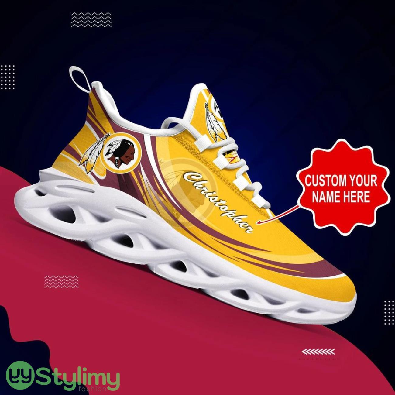 Washington Redskins NFL Max Soul Shoes Personalized Name Gifts Trending Running Shoes 6 Washington Redskins NFL Max Soul Shoes Personalized Name Gifts Trending Running Shoes Product Photo 1