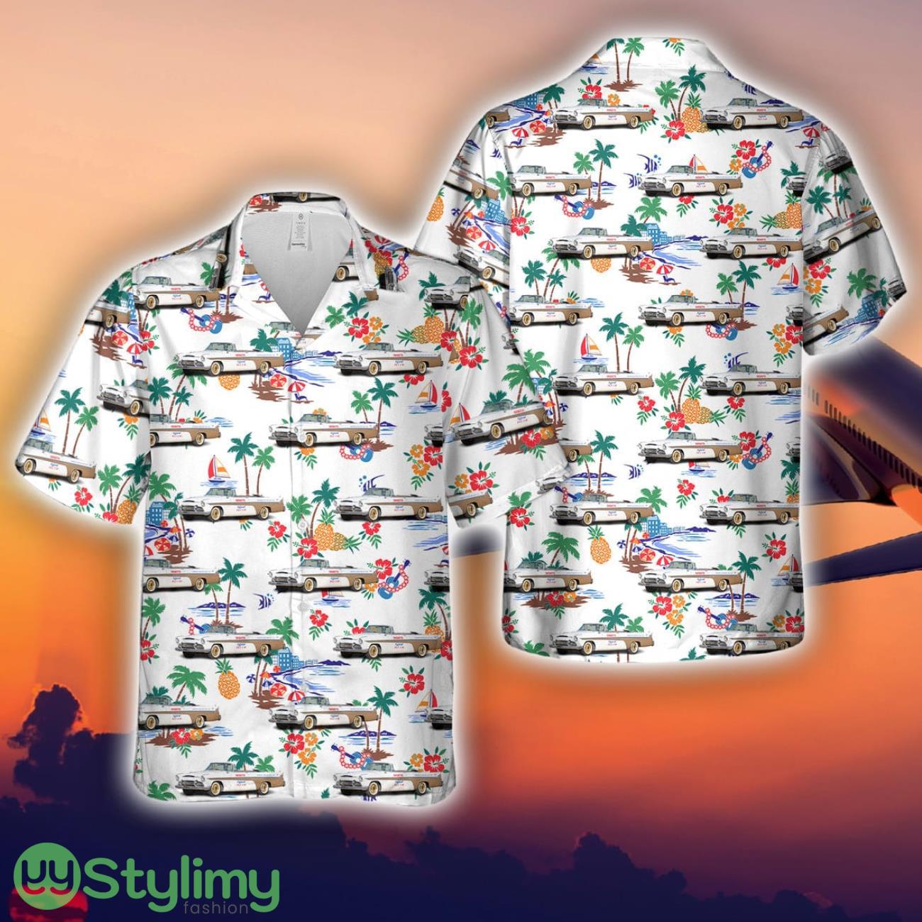 1956 DeSoto Fireflite Indy Pace Car 3D Hawaiian Shirt 2 1956 DeSoto Fireflite Indy Pace Car 3D Hawaiian Shirt Product Photo 1