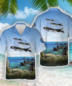 346th Bomb Squadron, 99th Bomb Group 2nd Patches B-17G Model, Mahogany, WWII Hawaiian Shirt Unique Gift Product Photo 1