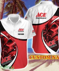 Ace Hardware Unisex Logo Brand Hawaiian Shirt Skull Gift Summer Custom Name - Ace Hardware Unisex Logo Brand Hawaiian Shirt Skull Gift Summer Custom Name