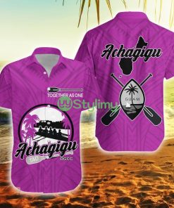 Acha'gigu Guam Canoe Club Guam Button Down Hawaiian Shirt Trending Summer Product Photo 1