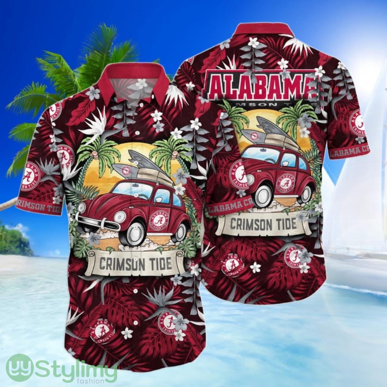 Alabama Crimson Tide NCAA1 Car Go To beach Hawaiian Shirt Funny Summer Gift 1 Alabama Crimson Tide NCAA1 Car Go To beach Hawaiian Shirt Funny Summer Gift Product Photo 1