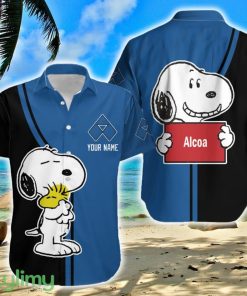 Alcoa Logo Brand Snoopy Hawaiian Shirt Gift Summer - Alcoa Logo Brand Snoopy Hawaiian Shirt Gift Summer