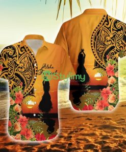 Aloha Festival Maori Hawaiian Hula Dancer Special Version New Zealand Button Down Hawaiian Shirt Trending Summer Product Photo 1