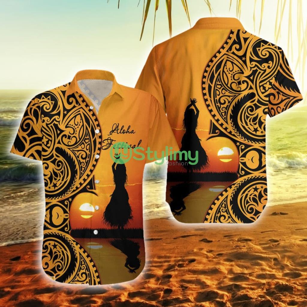 Aloha Festival Maori Hawaiian Hula Dancer Version New Zealand Button Down Hawaiian Shirt Trending Summer 2 Aloha Festival Maori Hawaiian Hula Dancer Version New Zealand Button Down Hawaiian Shirt Trending Summer Product Photo 1