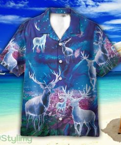 Amazing Magic Blue Light Unisex Short Sleeve Shirts Hawaiian Shirt For Men Women Product Photo 1