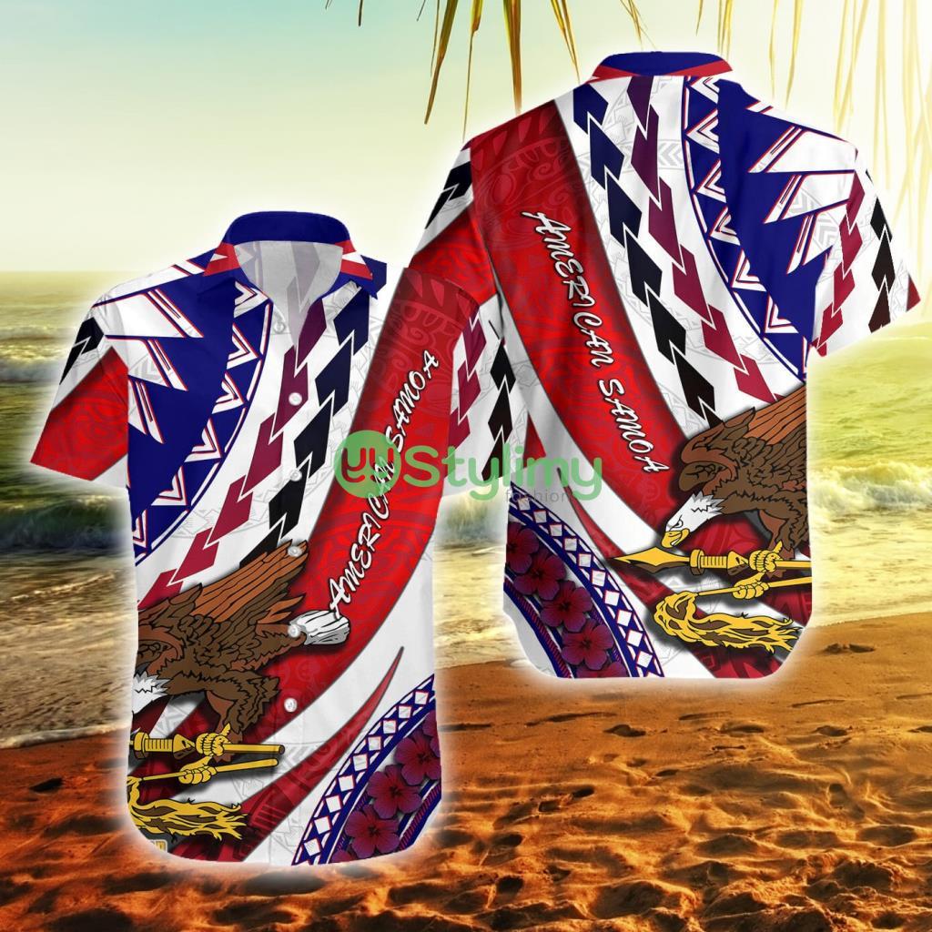 American Samoa Artsy Style American Samoa Button Down Hawaiian Shirt Trending Summer 2 American Samoa Artsy Style American Samoa Button Down Hawaiian Shirt Trending Summer Product Photo 1