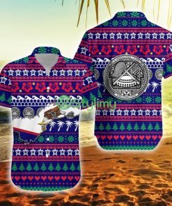 American Samoa Christmas Ugly Christmas American Samoa Button Down Hawaiian Shirt Trending Summer Product Photo 1