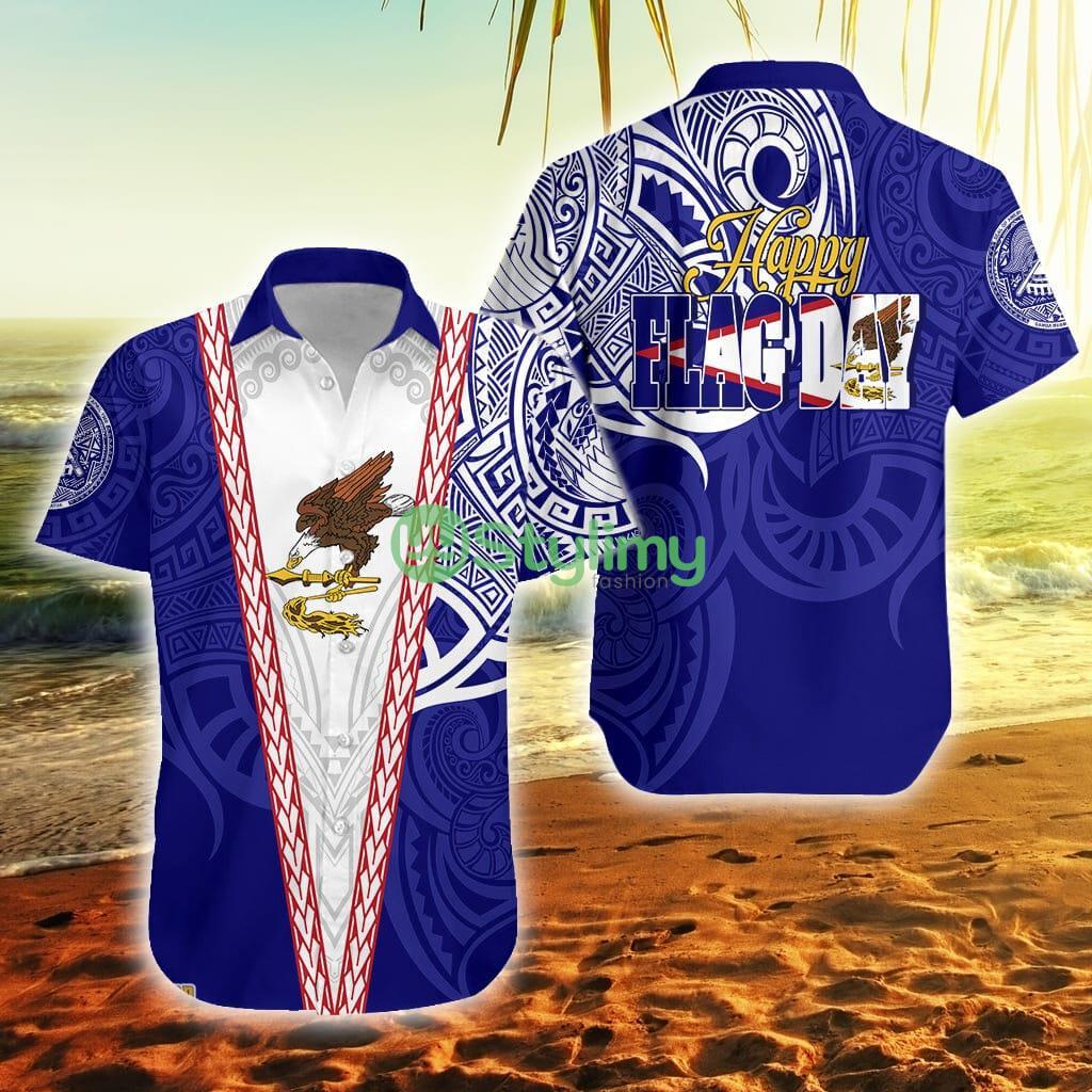 American Samoa Flag Day Mix Style American Samoa Button Down Hawaiian Shirt Trending Summer 2 American Samoa Flag Day Mix Style American Samoa Button Down Hawaiian Shirt Trending Summer Product Photo 1
