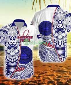 American Samoa Rugby Special American Samoa Button Down Hawaiian Shirt Trending Summer Product Photo 1