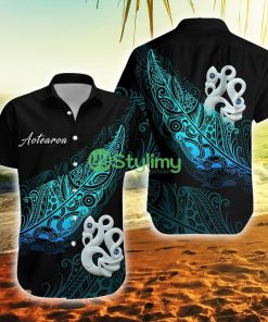 Aotearoa Fern Mix Manaia Matau New Zealand Button Down Hawaiian Shirt Trending Summer Product Photo 1
