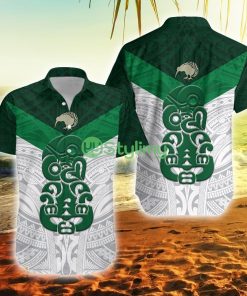 Aotearoa Rugby Maori Kiwi New Zealand Button Down Hawaiian Shirt Trending Summer Product Photo 1