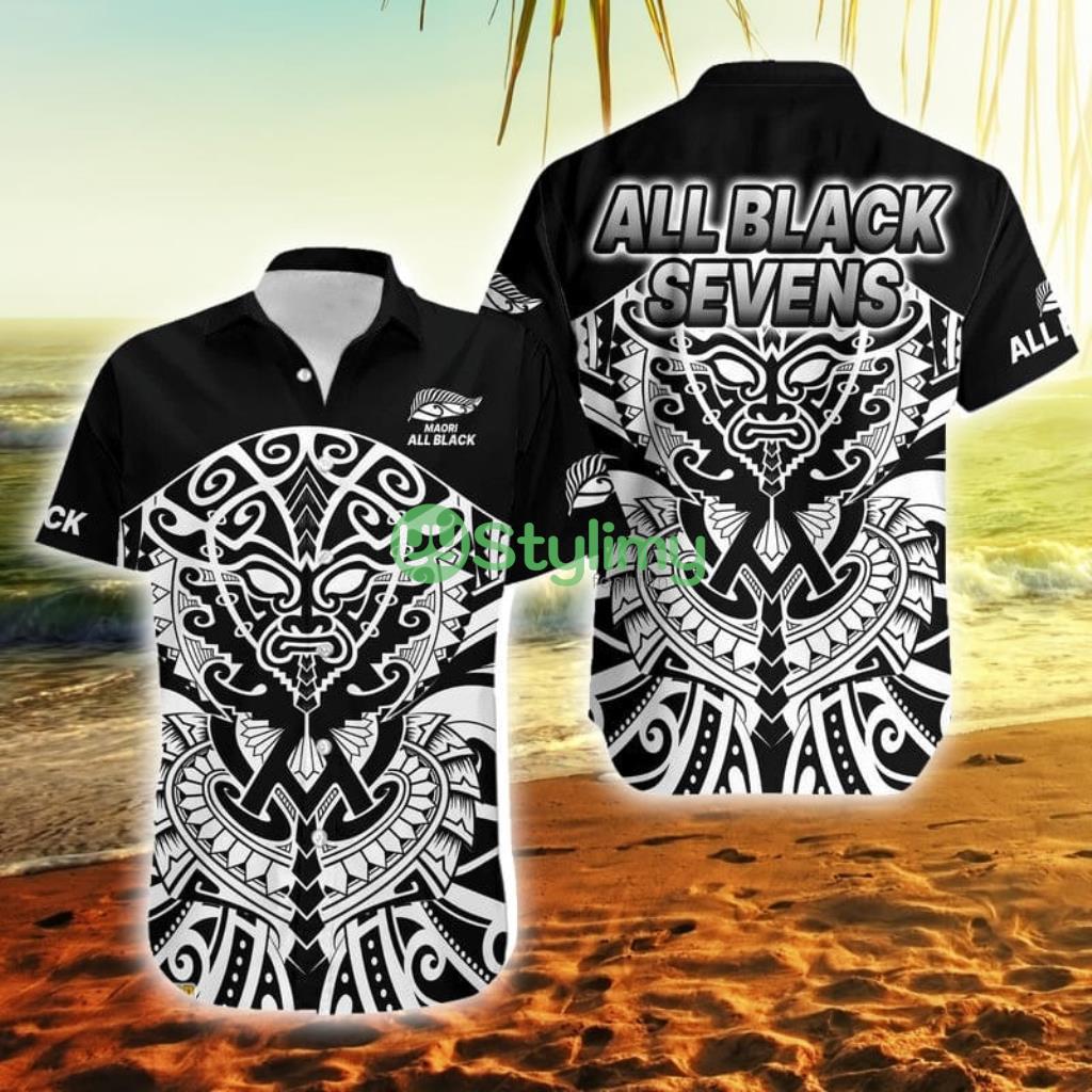 Aotearoa Silver Fern Rugby Sevens Maori Tribal All Black New Zealand Button Down Hawaiian Shirt Trending Summer 2 Aotearoa Silver Fern Rugby Sevens Maori Tribal All Black New Zealand Button Down Hawaiian Shirt Trending Summer Product Photo 1