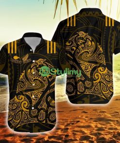 Aotearoa Super Rugby Maori Kiwi Golden New Zealand Button Down Hawaiian Shirt Trending Summer Product Photo 1