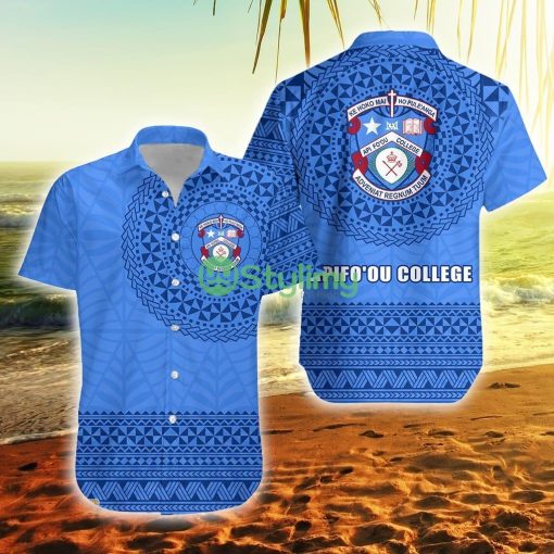 Apifo'ou College Polynesian Tonga Tonga Button Down Hawaiian Shirt Trending Summer Product Photo 1