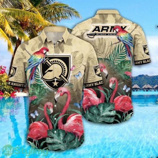 Army Black Knights NCAA3 Parrot Falamingo Pattern Hawaiian Shirt Cute Summer Gift