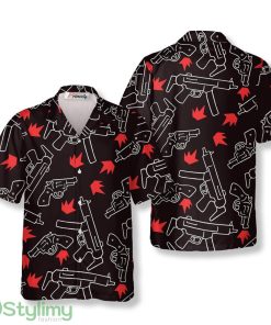Assault Weapon Gun Hawaiian Shirts Product Photo 1