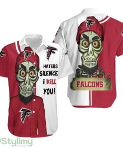 Atlanta Falcons Haters I Kill You 3D Hawaiian Shirt Beach Set Aloha Shirt for Men Women Product Photo 1