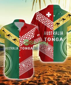 Australia And Tonga Version Special Tonga Button Down Hawaiian Shirt Trending Summer Product Photo 1
