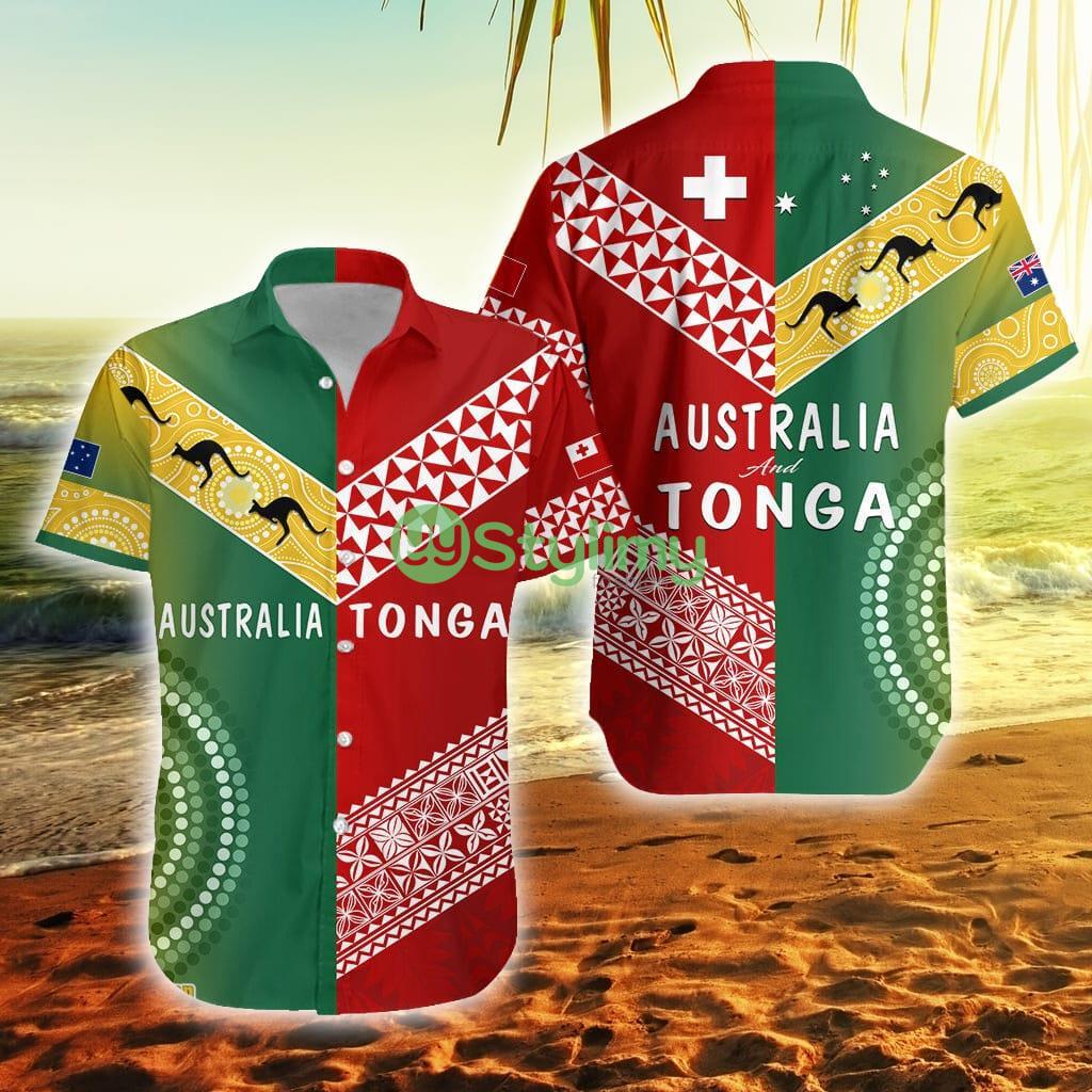 Australia And Tonga Version Special Tonga Button Down Hawaiian Shirt Trending Summer 2 Australia And Tonga Version Special Tonga Button Down Hawaiian Shirt Trending Summer Product Photo 1