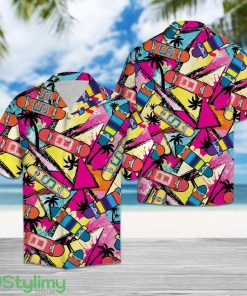 Awesome Skateboard 3D Aloha Hawaiian Shirt For Men And Women Product Photo 1