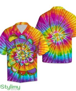 Awesome Tacos Taco Bell Tie Dye 3D Aloha Hawaiian Shirt For Men And Women Product Photo 1