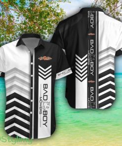 Badboy White Hawaiian Shirt Shorts Sleeve Beach Shirt Custom Name Product Photo 1