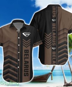 Belarus Brown Hawaiian Shirt Summer Gift For Men Women Custom Name Product Photo 1