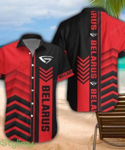 Belarus Red Hawaiian Shirt Men Women Beach Gift Custom Name Product Photo 1